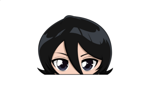 Rukia Peeking Sticker