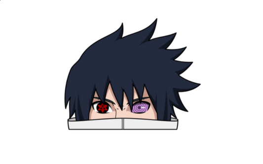 Sasuke Peeking Sticker HOLOGRAPHIC